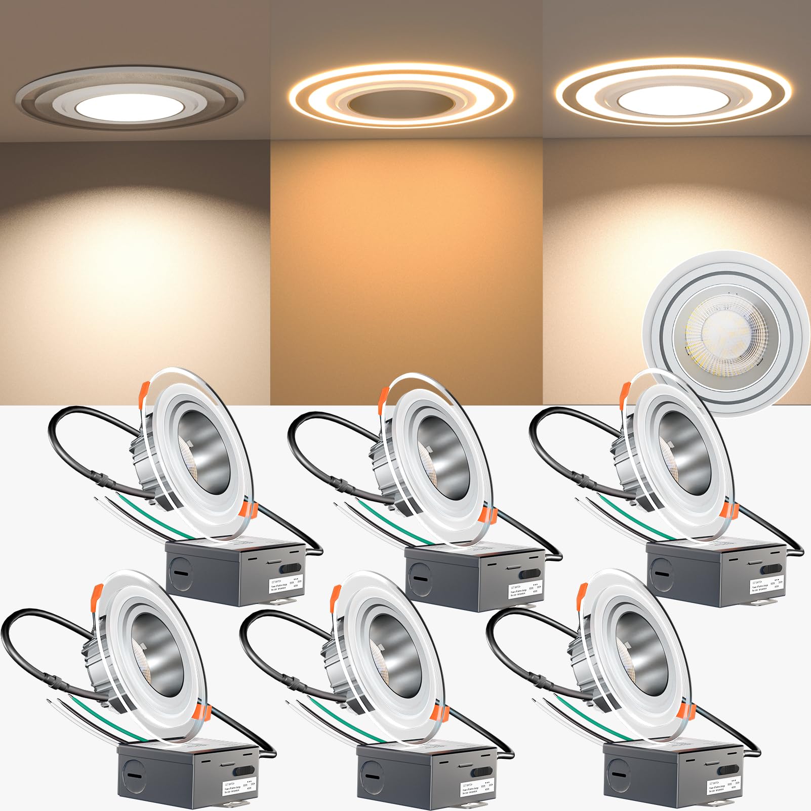 Amazon.co.jp: LIGHTDOT 直径130-135mmダウンライト 3000K,4000K